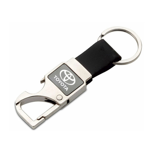 PU Strap Keychain With Opener