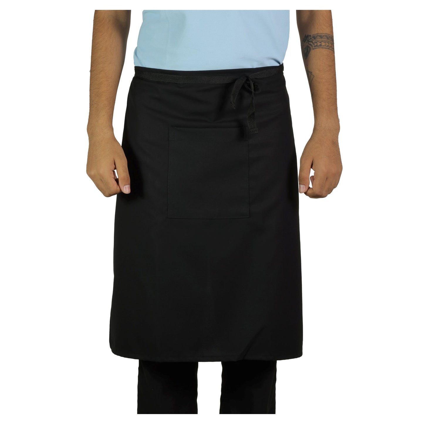 Washing Waist Apron Black Regular