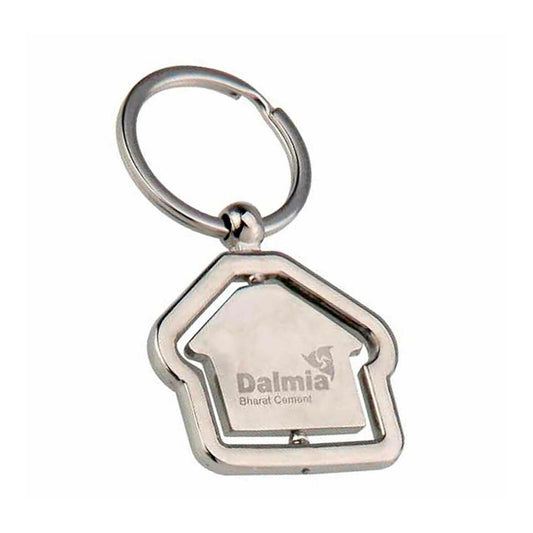 House-Shaped Spinner Keychain