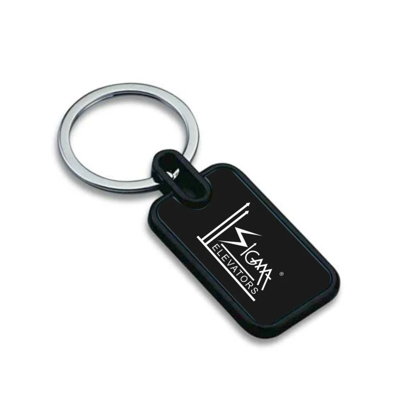 Black Metal Premium Keychain