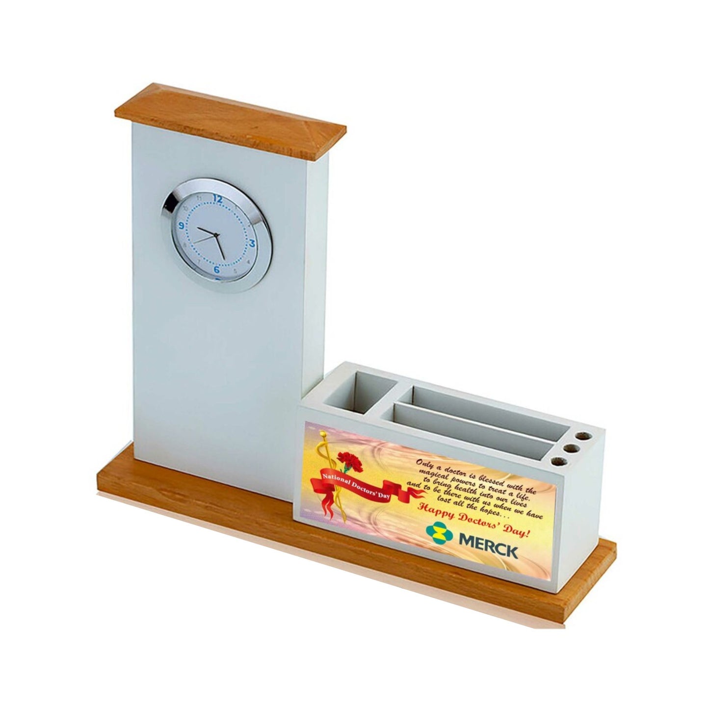 Tall Clock Desk Organiser