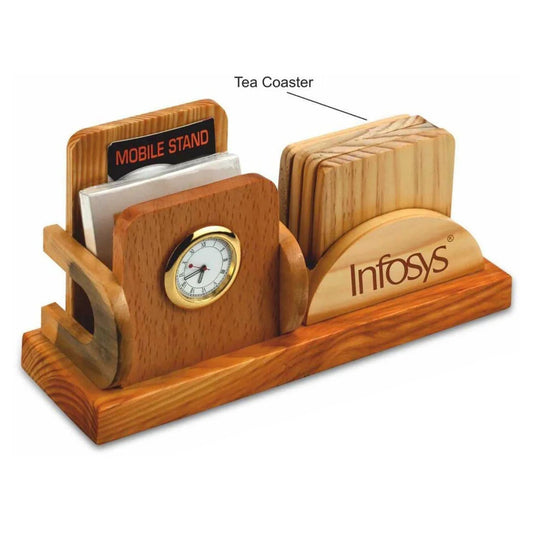Wooden Brown Desk Top Gift Items, For Office