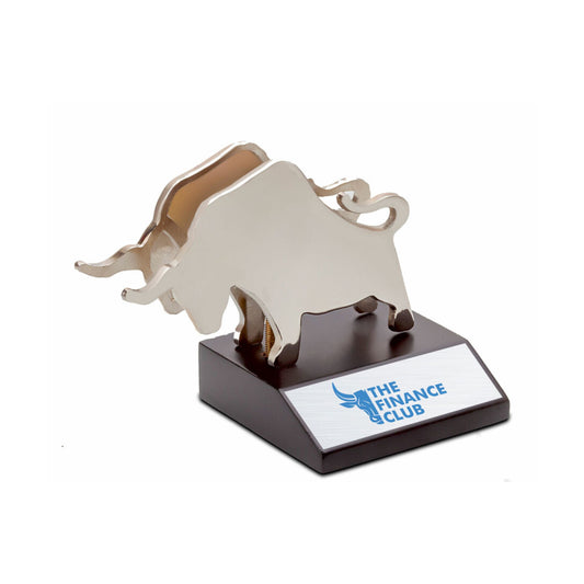 Bull Card Holder Cum Pape Weight