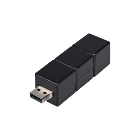 Black Cube Shaped USB Pendrive Shell