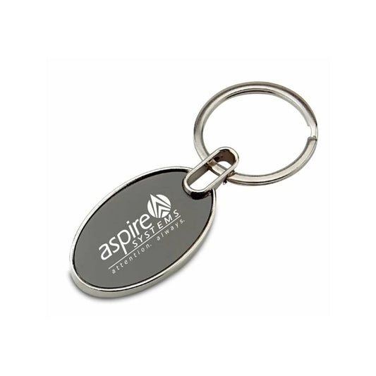 Silver Stainless Steel Premium Keychain