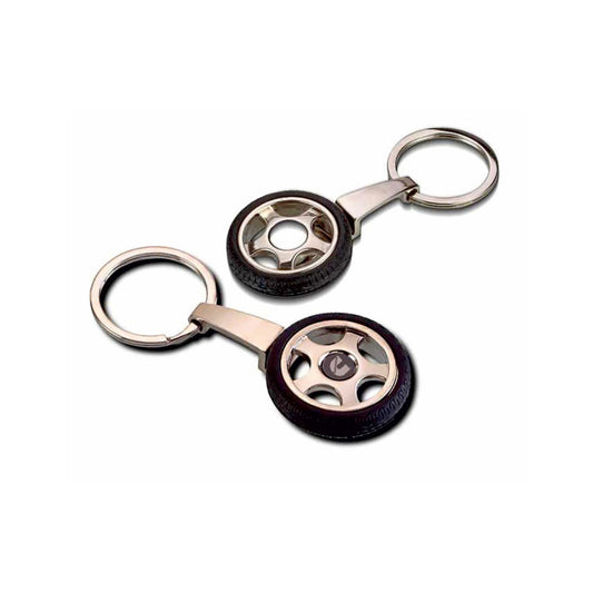 Alloy Wheel Tyre Keychain
