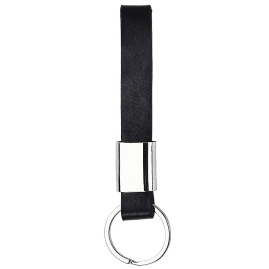 Lofty Faux Leather Keychain