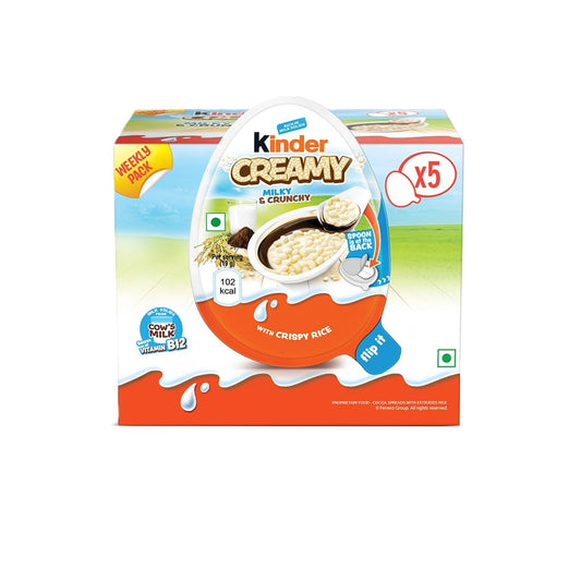 Packshot Kinder Creamy 95 Gms