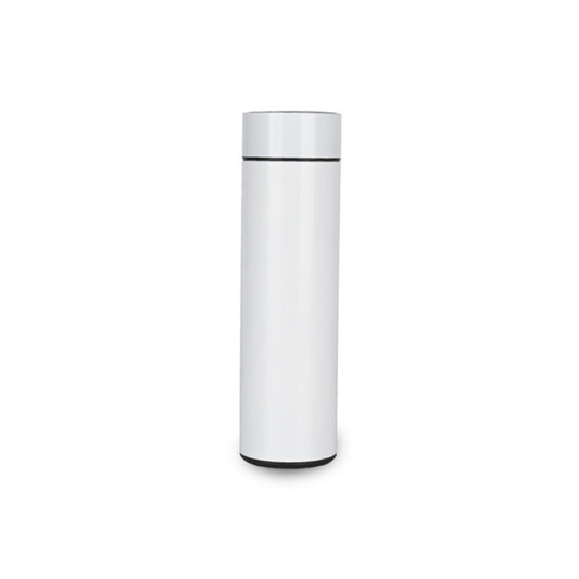 500ml Matte Finished White Temperature Bottle