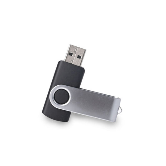 Black Swivel USB Pendrive Shell