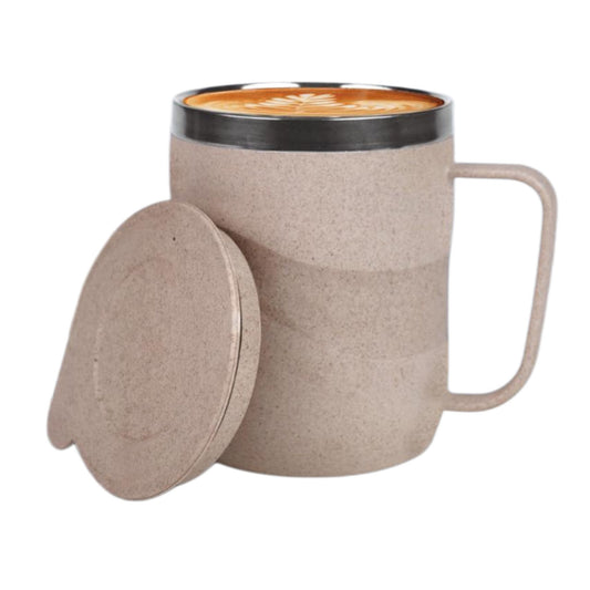 EcoWave: Stainless Steel Double wall Coffee mug