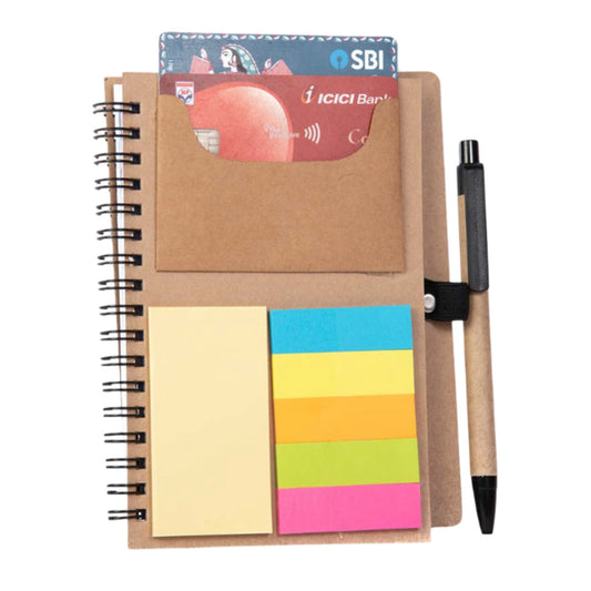 Eco friendly Sticky pad notebook with clear cover