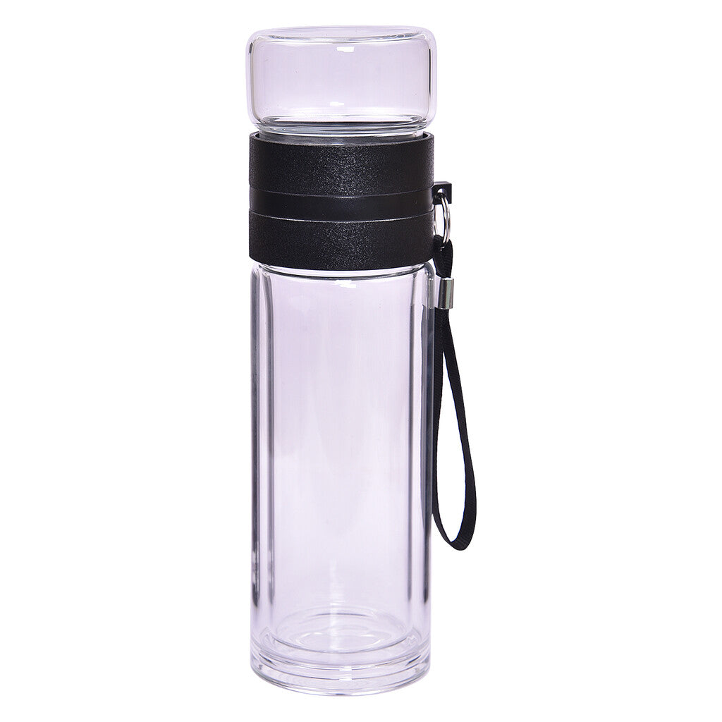 Brew Borosilicate Double Wall Bottle With Tea Infuser